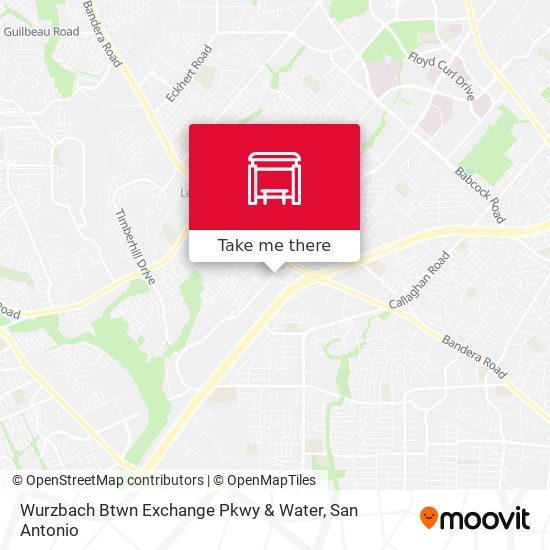 Mapa de Wurzbach Btwn Exchange Pkwy & Water