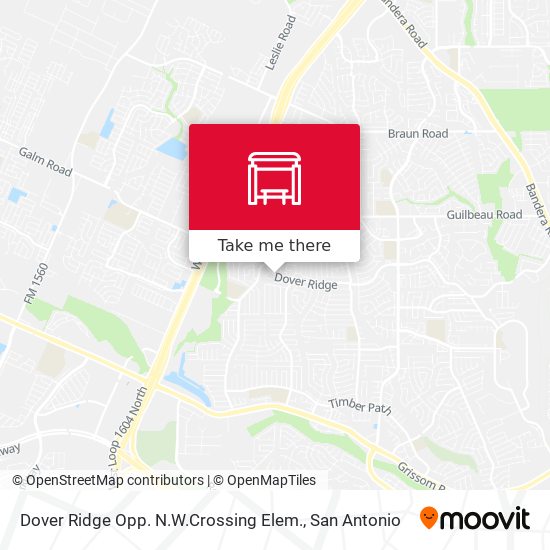 Mapa de Dover Ridge Opp. N.W.Crossing Elem.