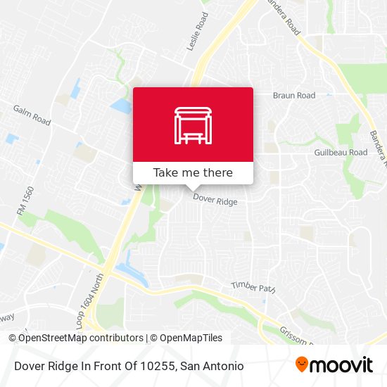 Mapa de Dover Ridge In Front Of 10255
