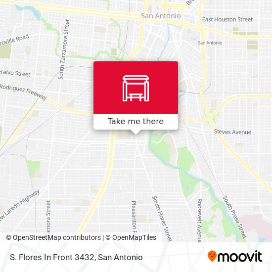 S. Flores In Front 3432 map