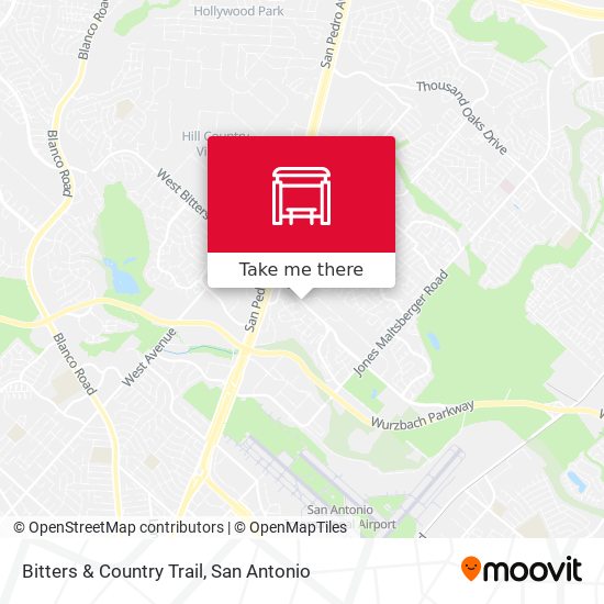 Bitters & Country Trail map