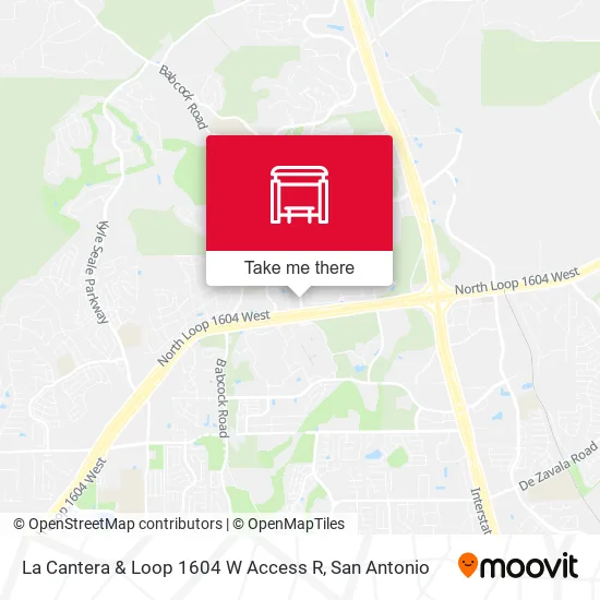 Mapa de La Cantera & Loop 1604 W Access R