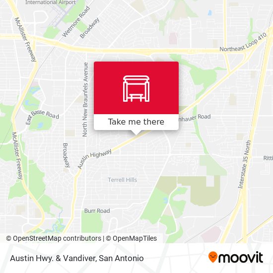Mapa de Austin Hwy. & Vandiver
