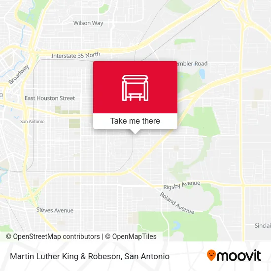 Mapa de Martin Luther King & Robeson