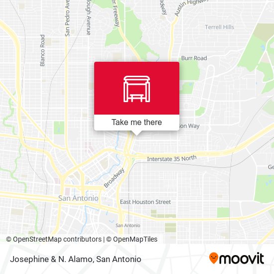 Josephine & N. Alamo map