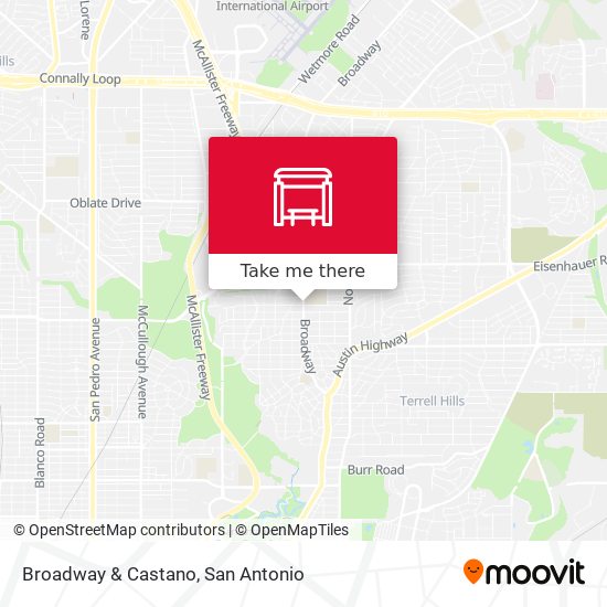 Broadway & Castano map