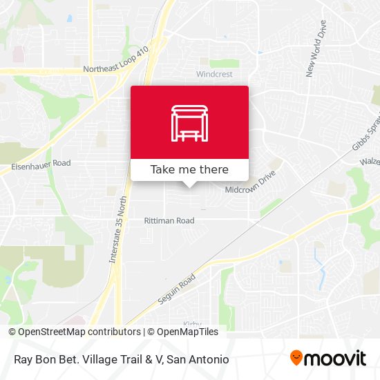 Ray Bon Bet. Village Trail & V map