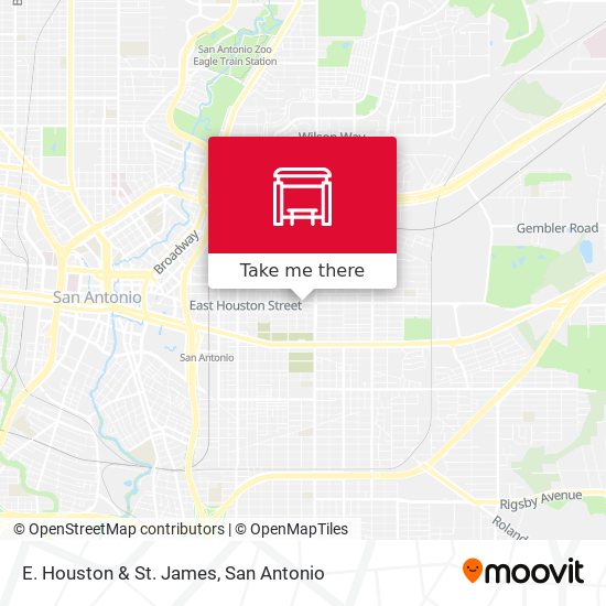 Mapa de E. Houston & St. James