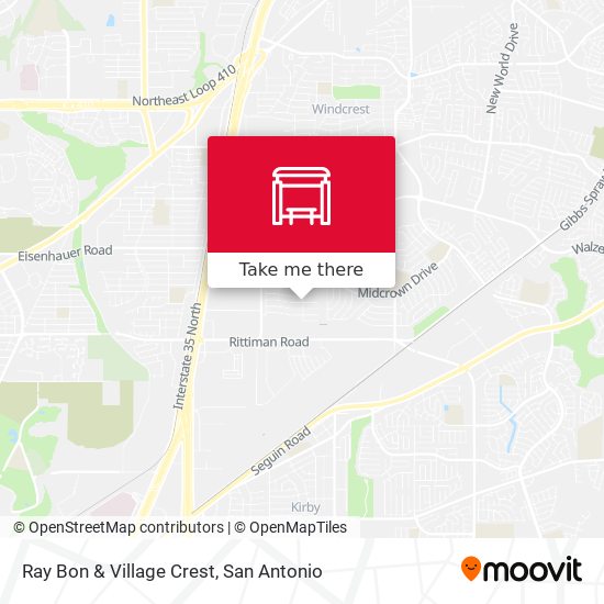 Ray Bon & Village Crest map