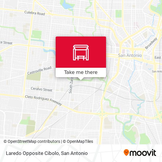 Laredo Opposite Cibolo map