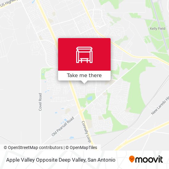 Apple Valley Opposite Deep Valley map