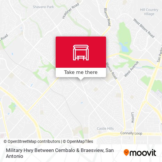 Mapa de Military Hwy Between Cembalo & Braesview