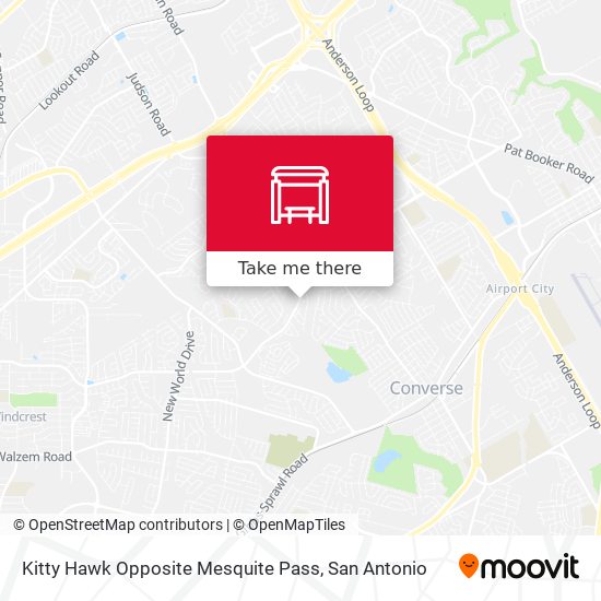 Kitty Hawk Opposite Mesquite Pass map