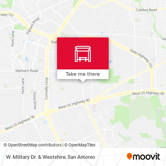 Mapa de W. Military Dr. & Westshire