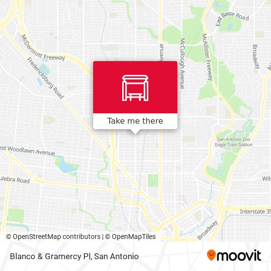 Mapa de Blanco & Gramercy Pl