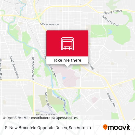 S. New Braunfels Opposite Dunes map