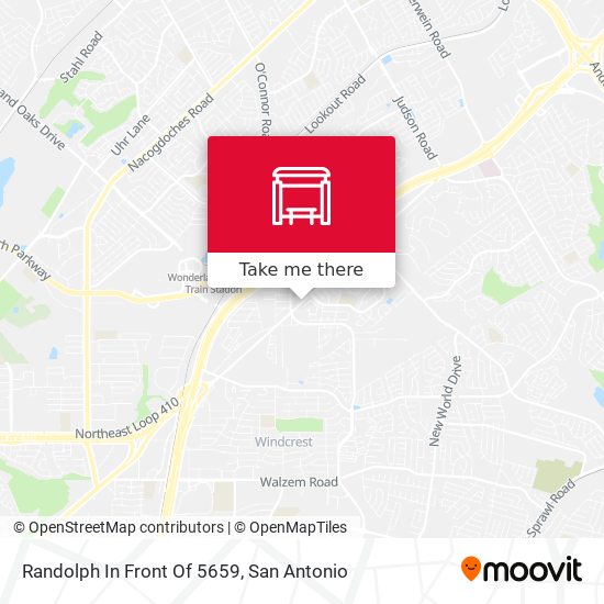 Randolph In Front Of 5659 map
