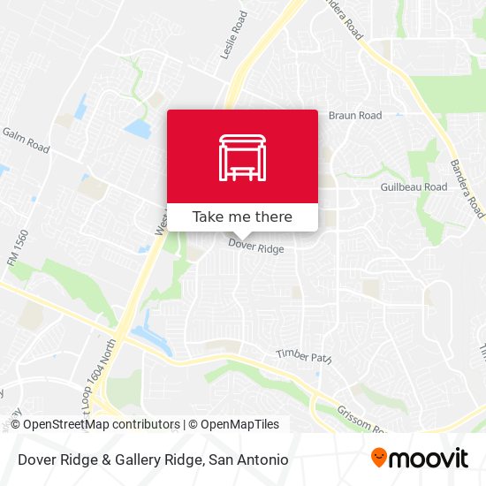 Mapa de Dover Ridge & Gallery Ridge