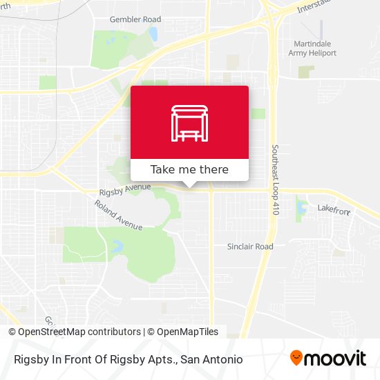 Mapa de Rigsby In Front Of Rigsby Apts.