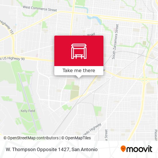 Mapa de W. Thompson Opposite 1427
