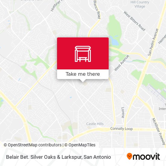 Belair Bet. Silver Oaks & Larkspur map