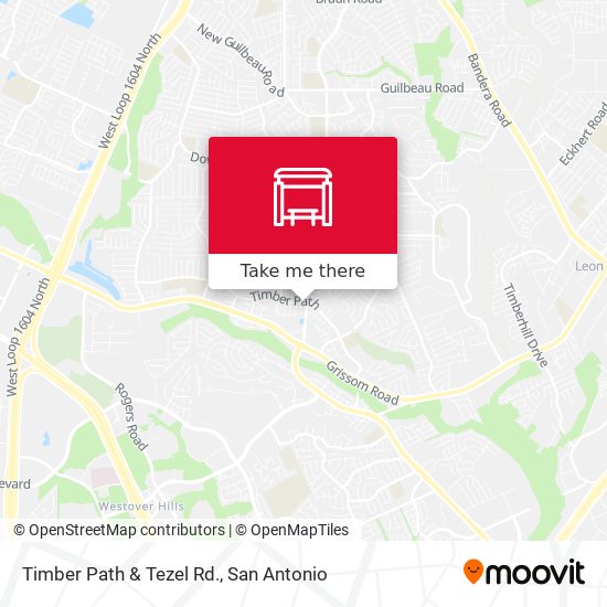 Timber Path & Tezel Rd. map