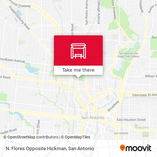 N. Flores Opposite Hickman map