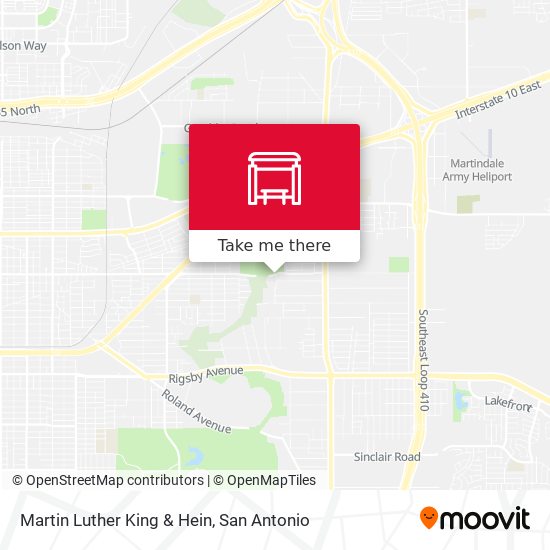 Martin Luther King & Hein map