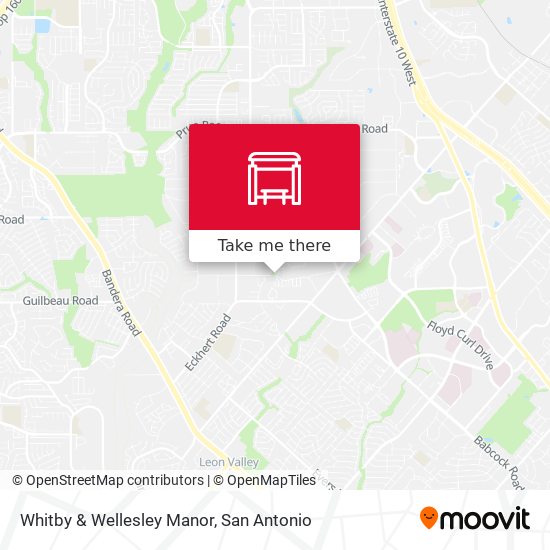 Whitby & Wellesley Manor map