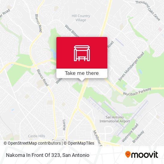 Nakoma In Front Of 323 map