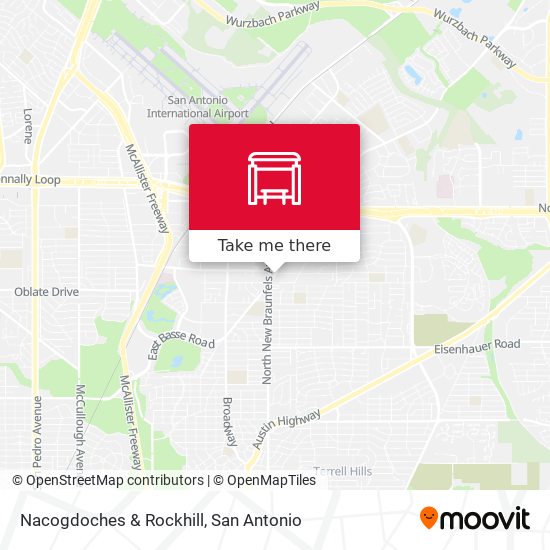 Nacogdoches & Rockhill map