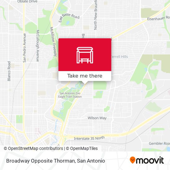 Broadway Opposite Thorman map