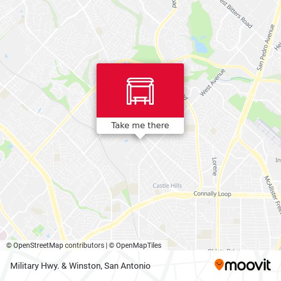 Military Hwy. & Winston map