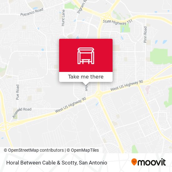 Mapa de Horal Between Cable & Scotty