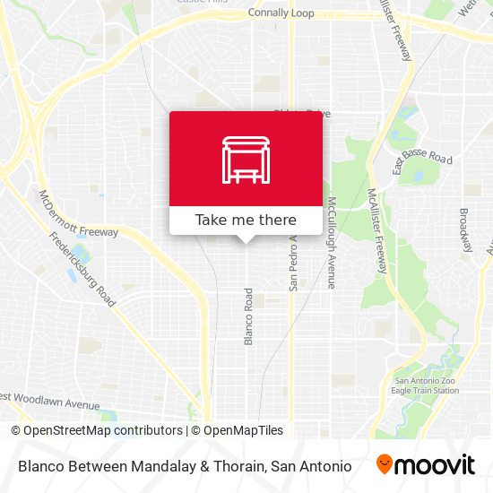 Blanco Between Mandalay & Thorain map