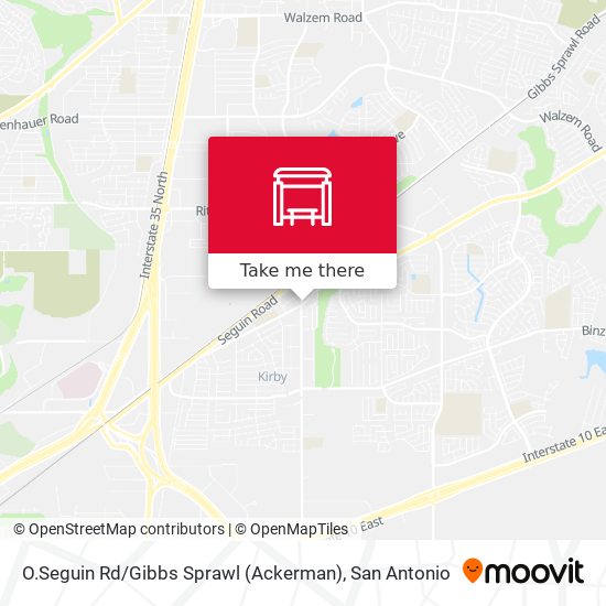 Mapa de O.Seguin Rd / Gibbs Sprawl (Ackerman)