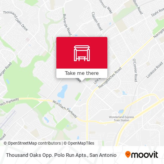 Mapa de Thousand Oaks Opp. Polo Run Apts.