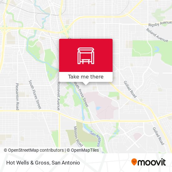 Mapa de Hot Wells & Gross