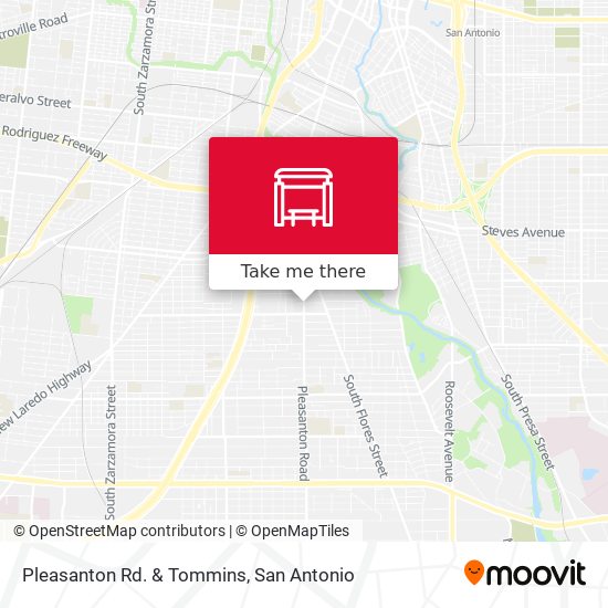 Mapa de Pleasanton Rd. & Tommins
