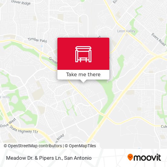 Meadow Dr. & Pipers Ln. map