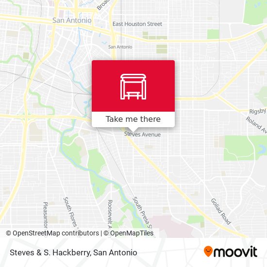Mapa de Steves & S. Hackberry