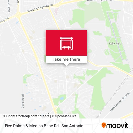Mapa de Five Palms & Medina Base Rd.