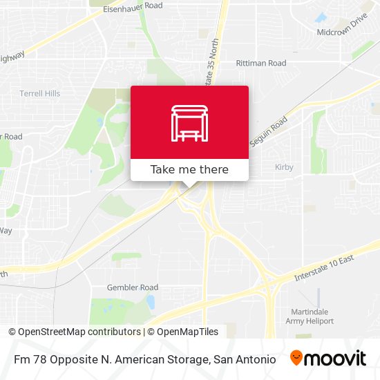 Fm 78 Opposite N. American Storage map