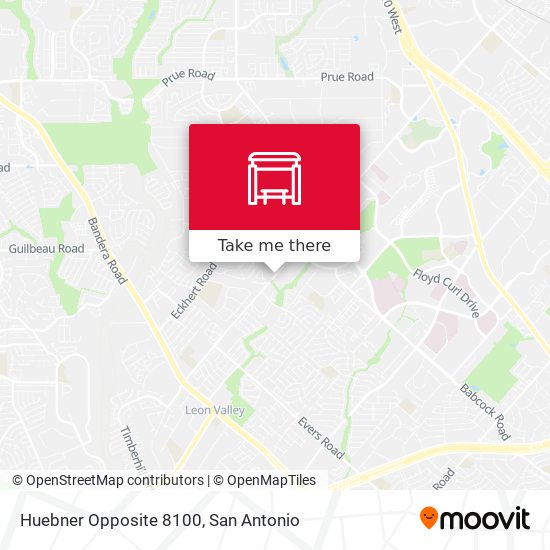 Huebner Opposite 8100 map