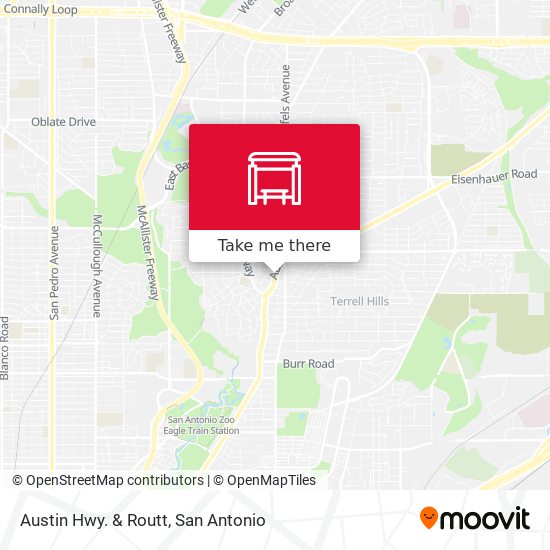 Austin Hwy. & Routt map