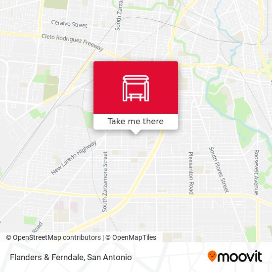 Flanders & Ferndale map