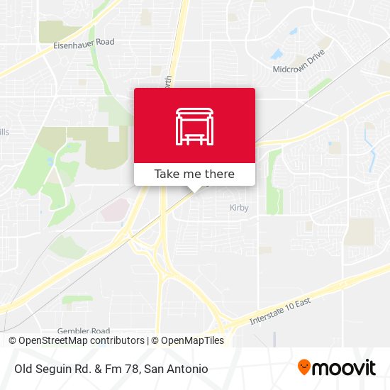 Mapa de Old Seguin Rd. & Fm 78