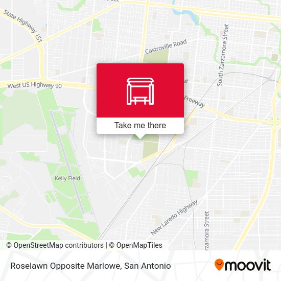 Roselawn Opposite Marlowe map