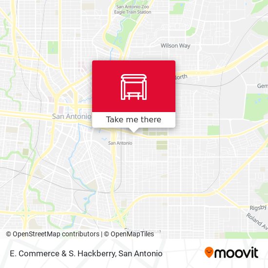 E. Commerce & S. Hackberry map