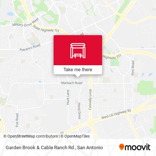 Mapa de Garden Brook & Cable Ranch Rd.